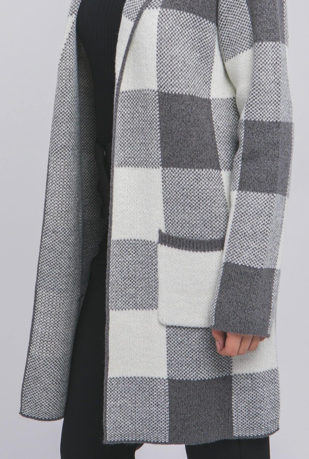 Aurora Plaid Sweater Cardigan