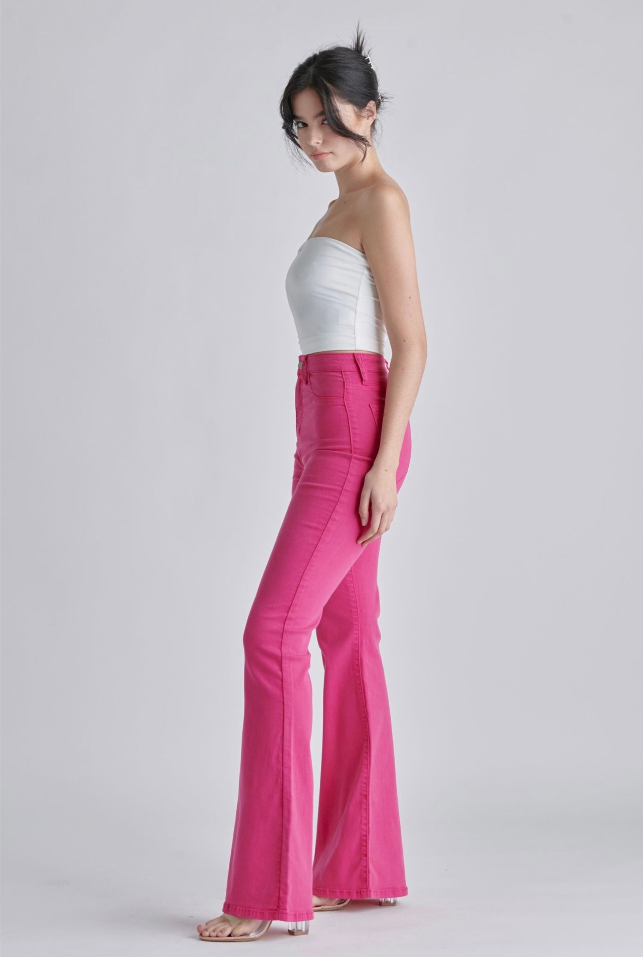 Barbie High Rise Flared Jeans
