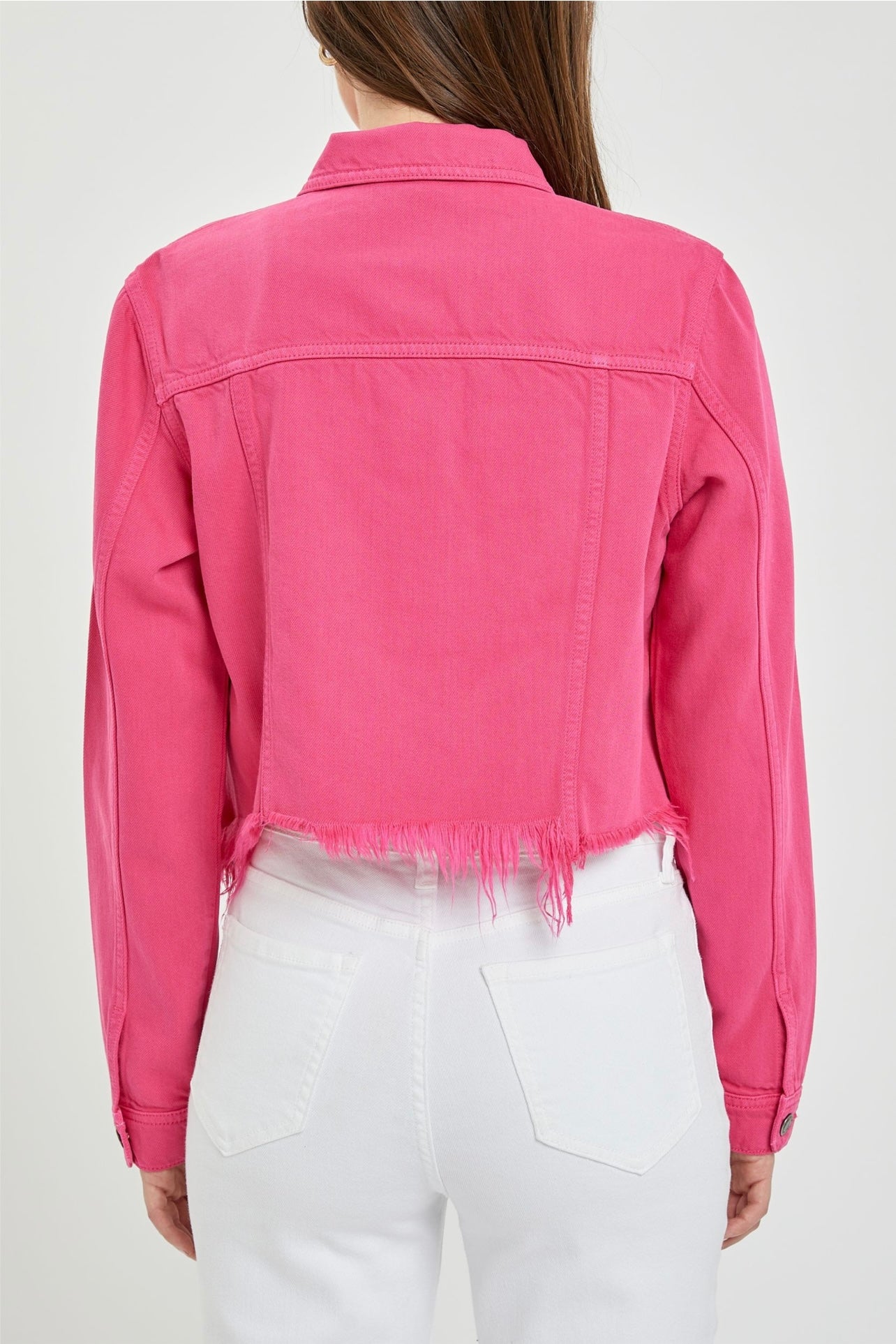 Veronica Pink Ripped Jacket