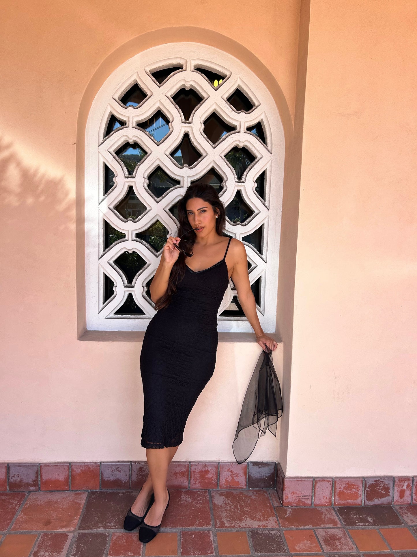 Sienna Lace Dress (Black)