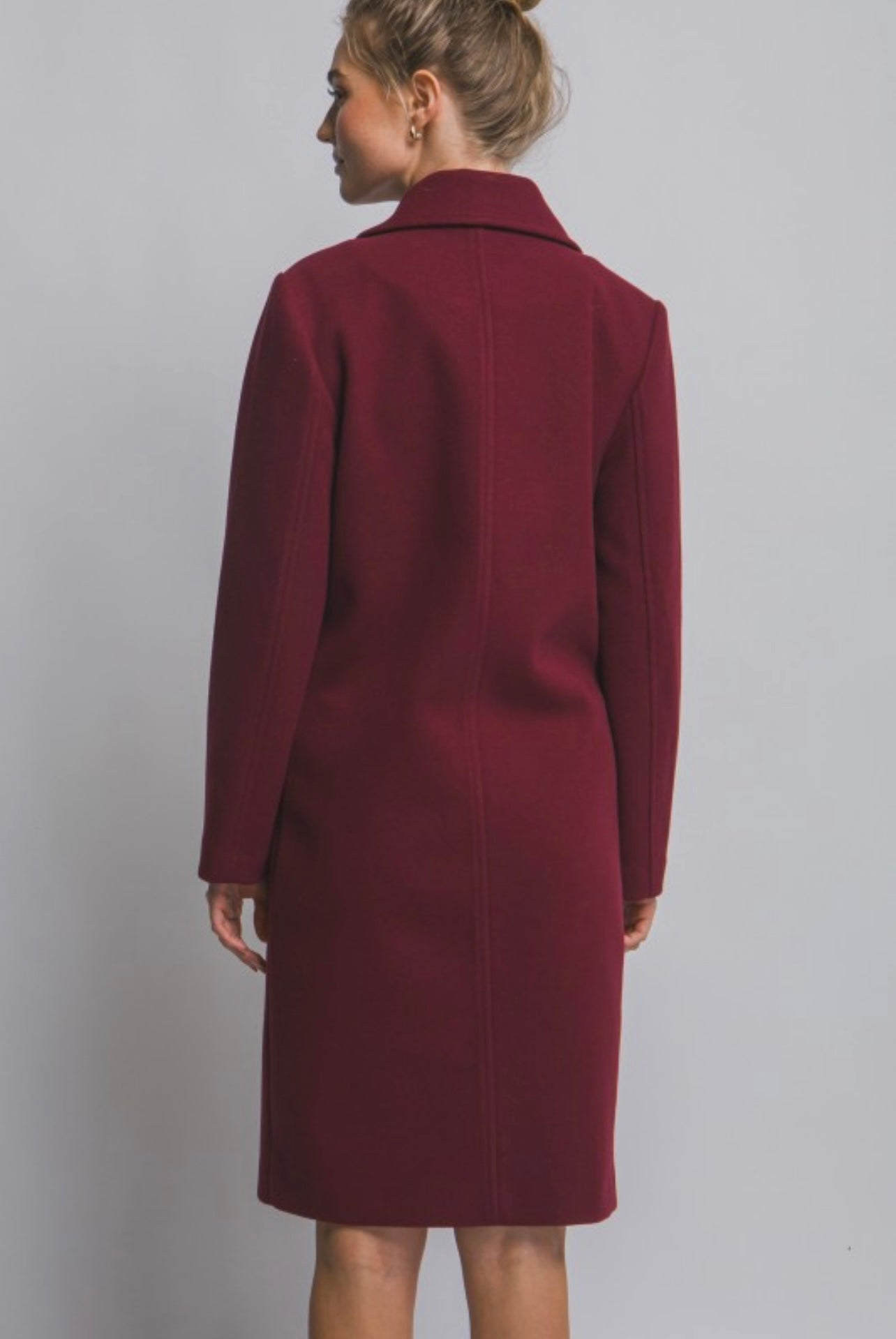 Burgundy Long Coat