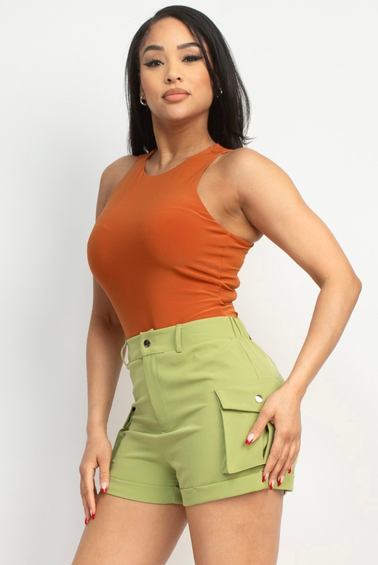 Everyday Double Layered Bodysuits (Spice)