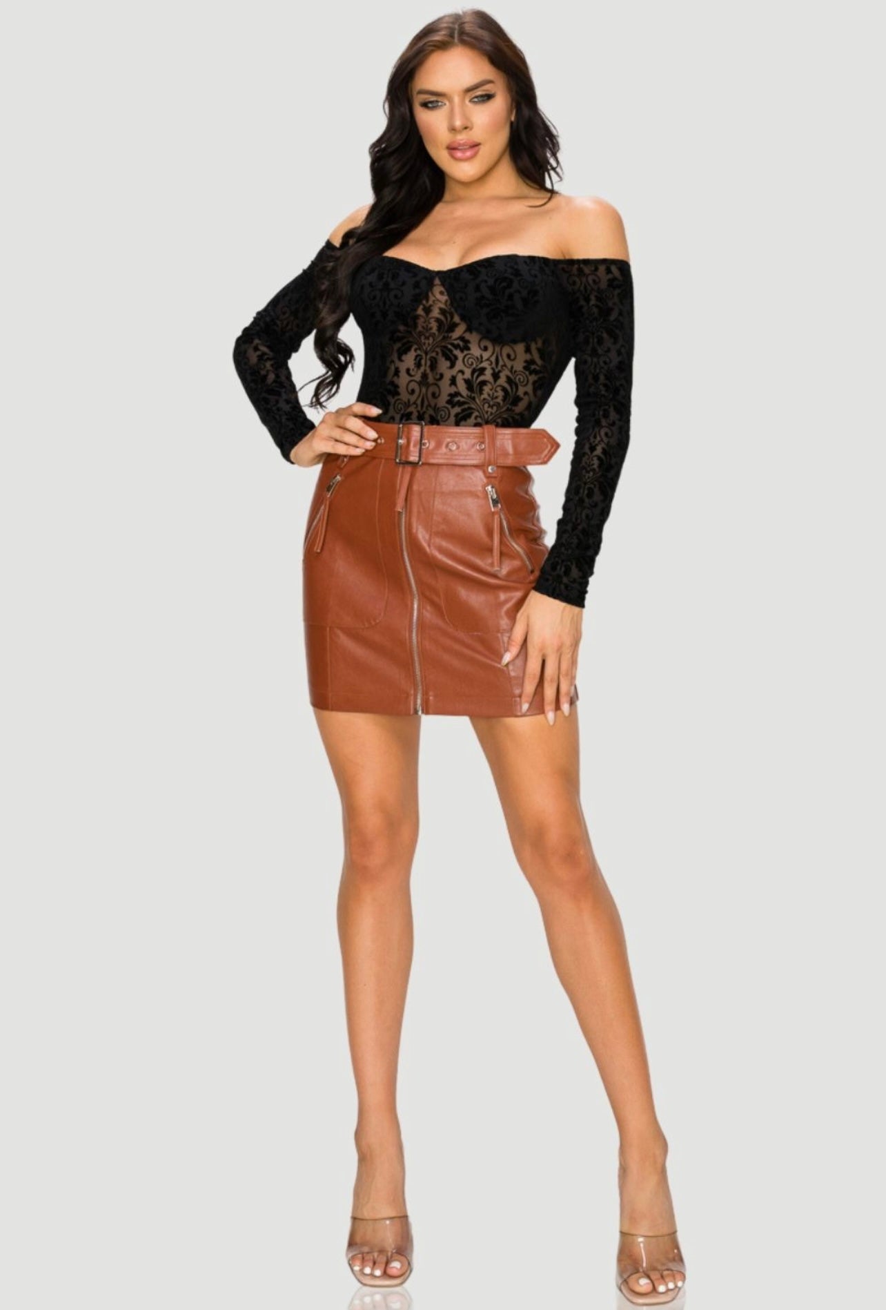 Teresa Black Bodysuit