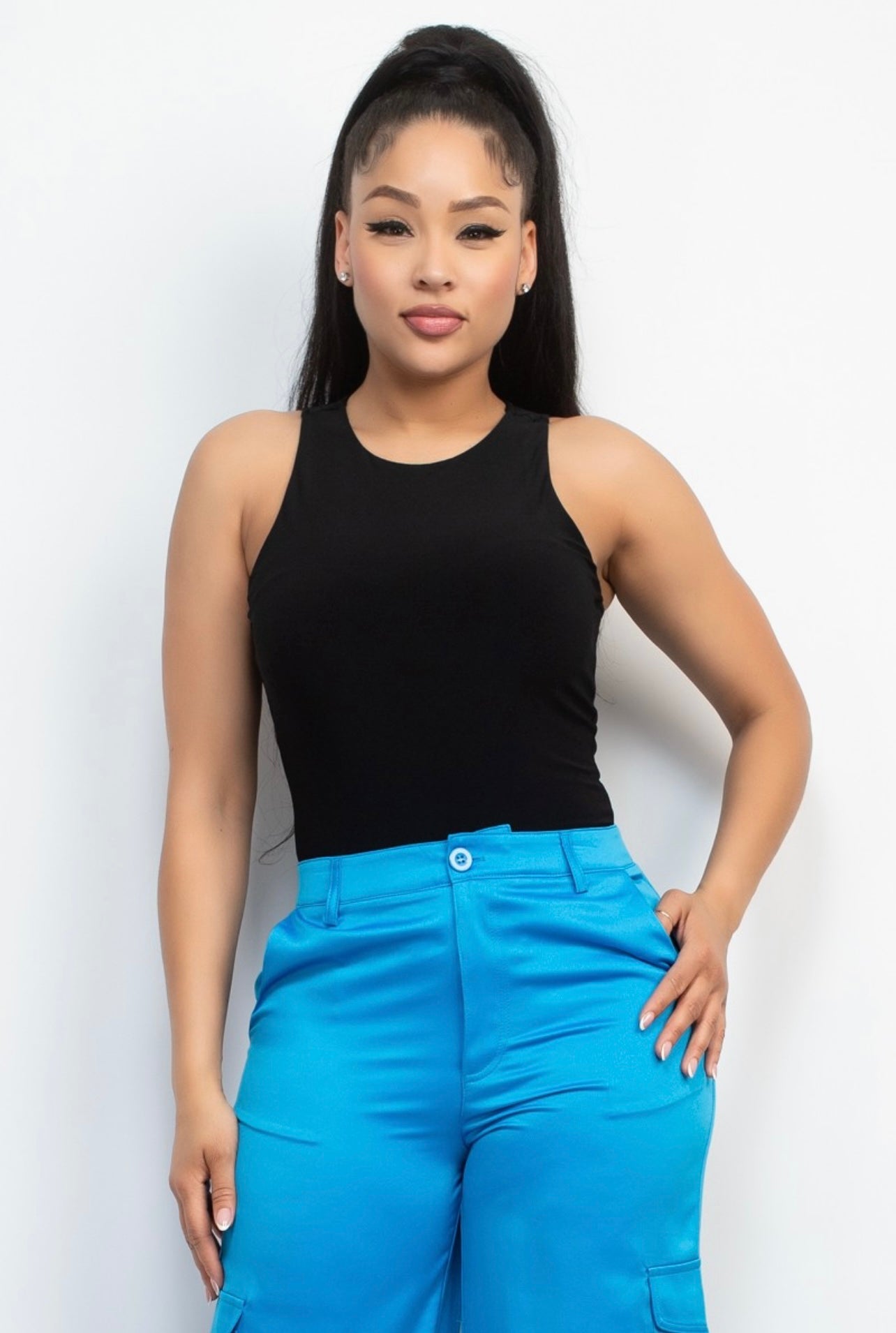 Everyday Double Layered Bodysuits (Black)