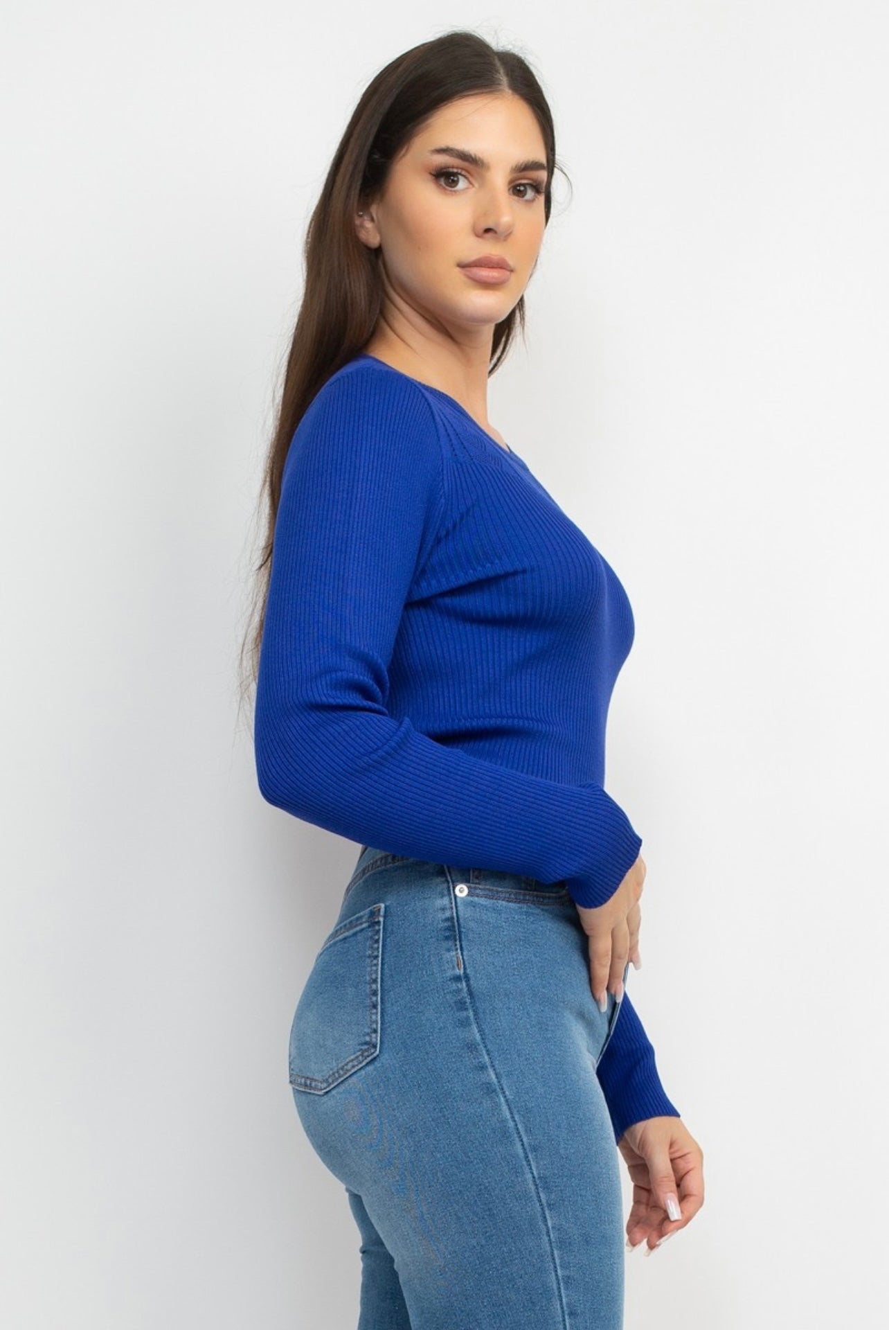 Amanda Cozy Top (Royal Blue)