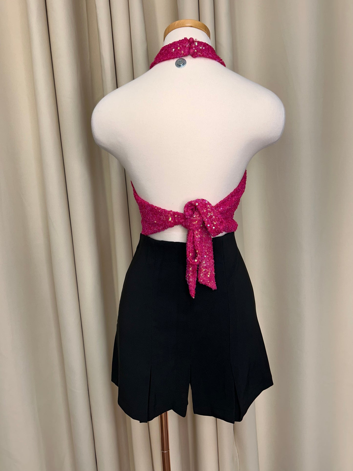 Valeria Sequin Top (Pink)