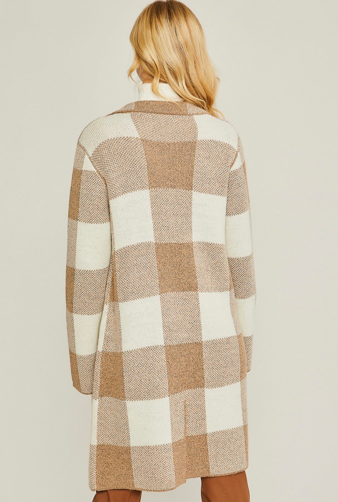 Aurora Plaid Sweater Cardigan