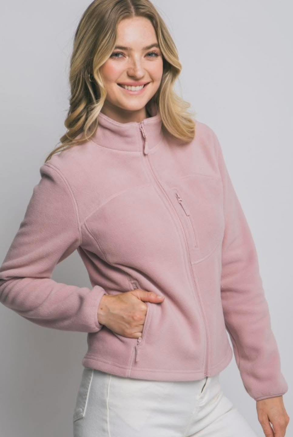 Pink Fleece jacket