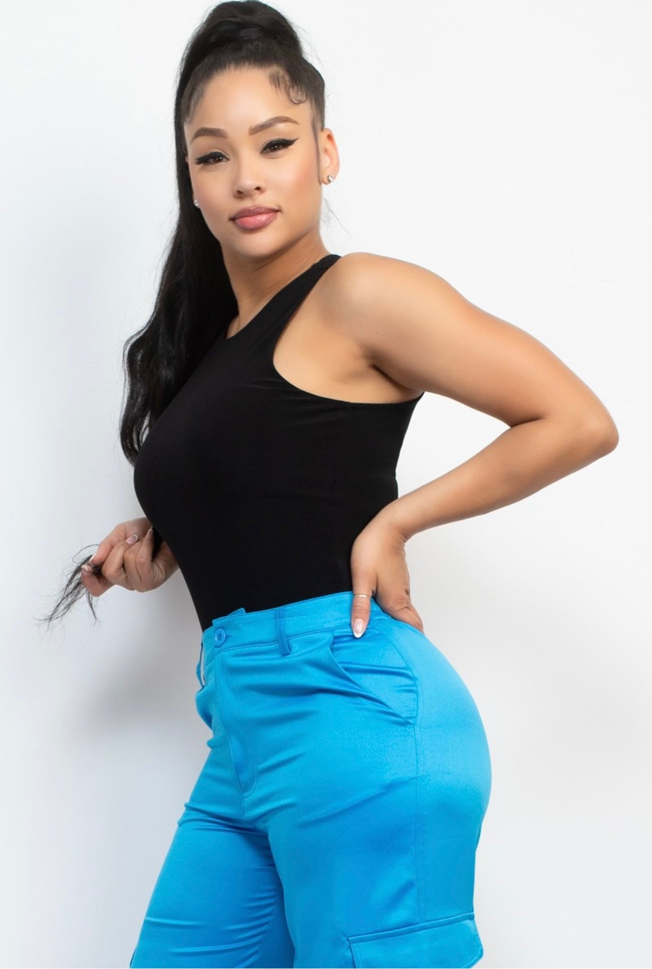 Everyday Double Layered Bodysuits (Black)
