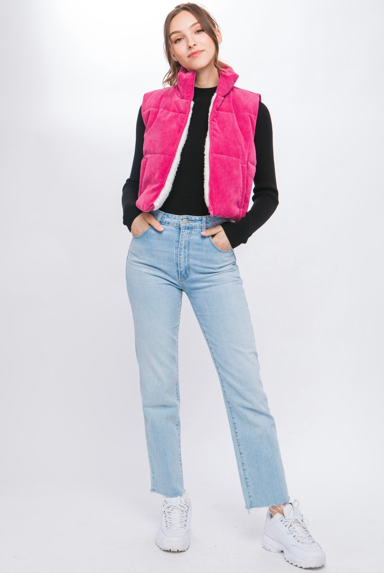 Rosa Corduroy Puffer Vest