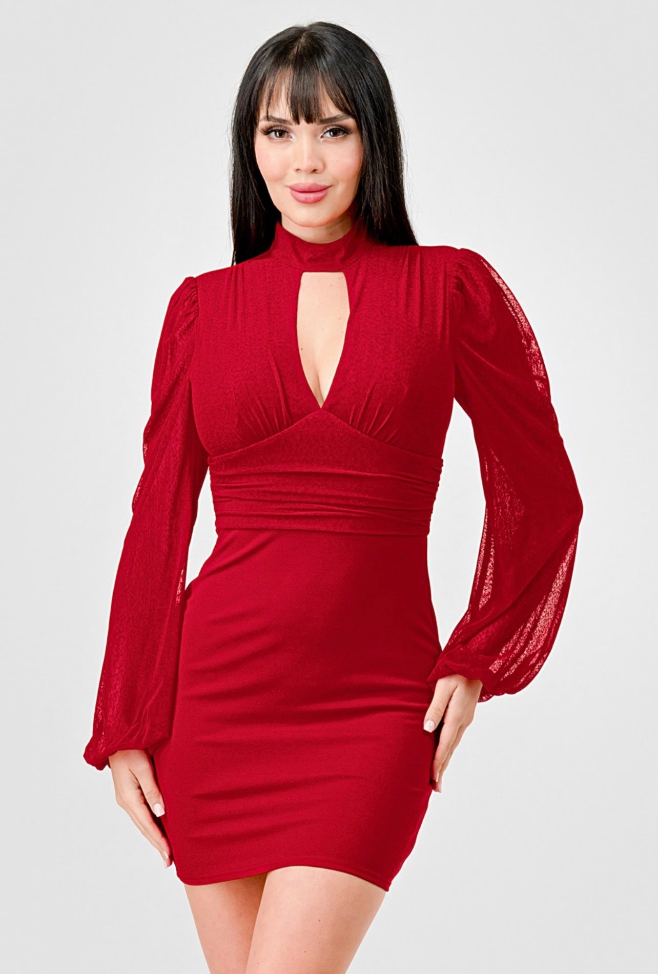 Scarlet Mini Dress (Red)