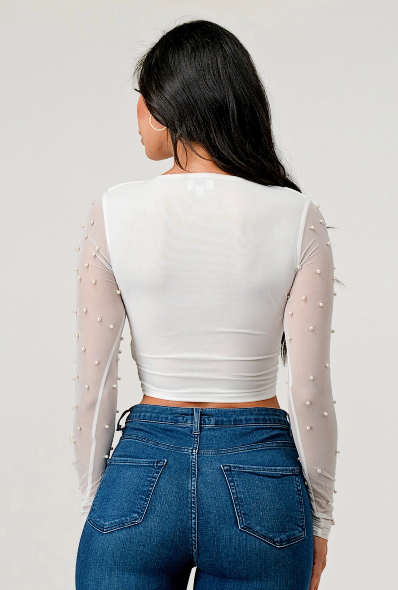 Pretty Pearl White Top