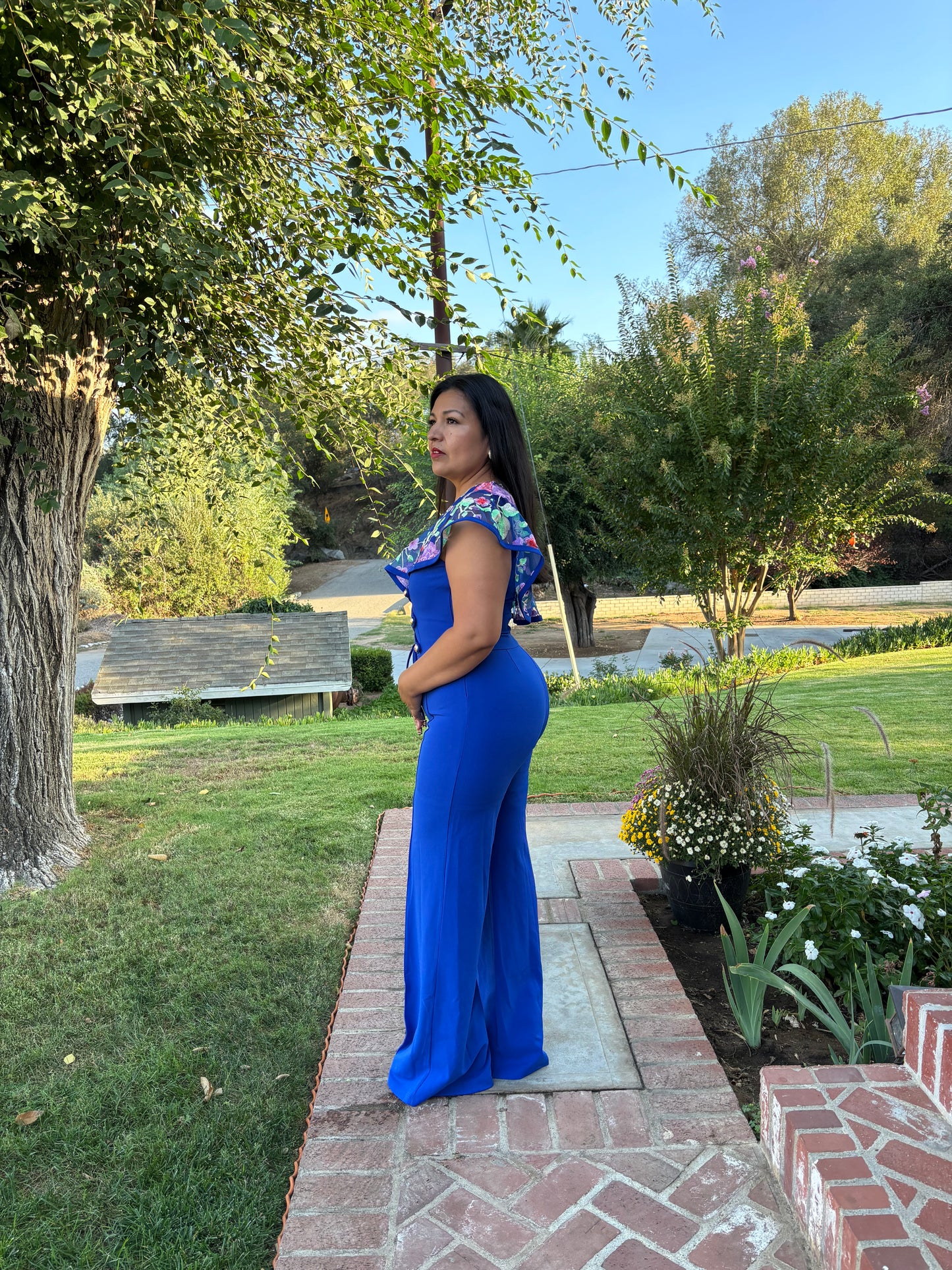 Lucero Blue Jumpsuit