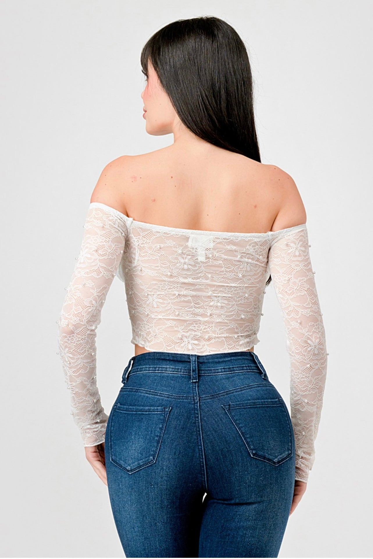Marjorie Pearl Top (White)