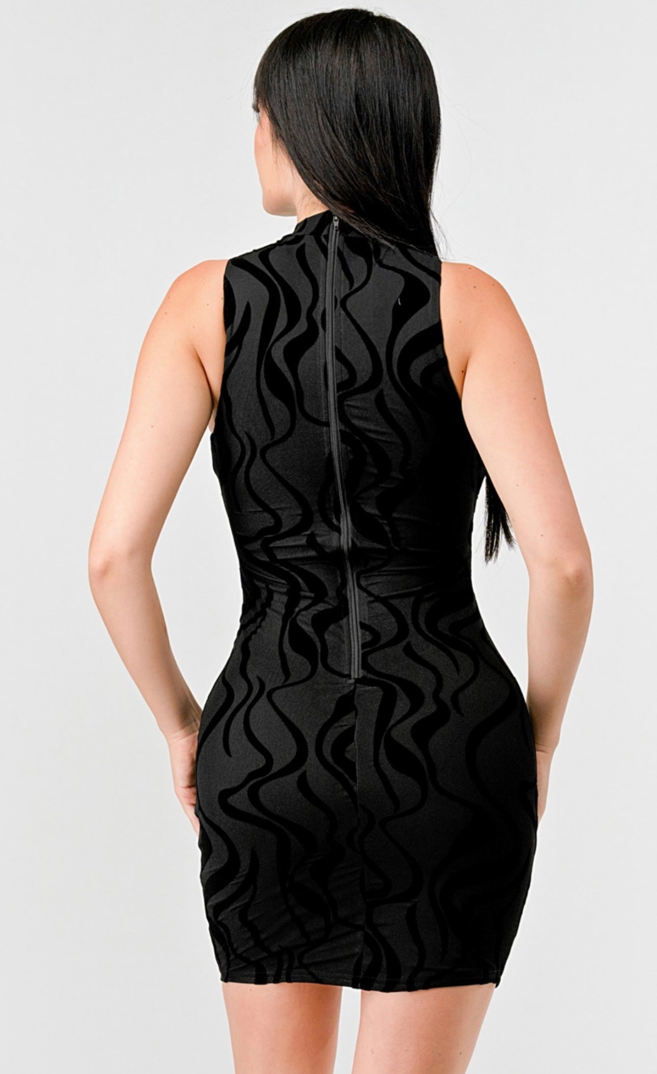 Gigi Midi Dress ( Black)