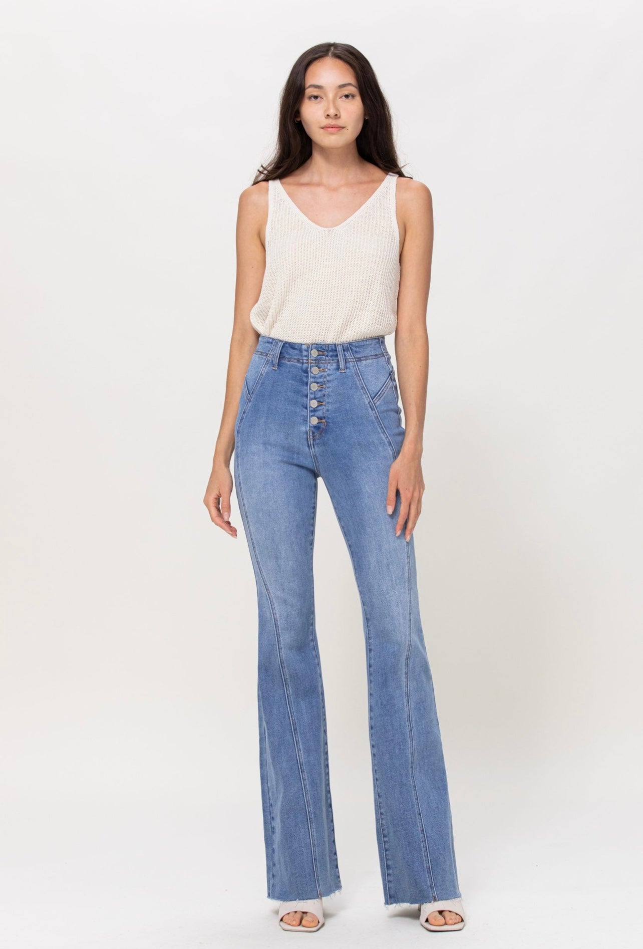 Sofía High Rise Flared Jeans
