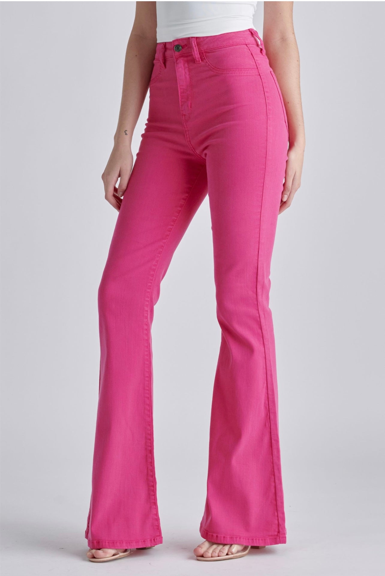 Barbie High Rise Flared Jeans