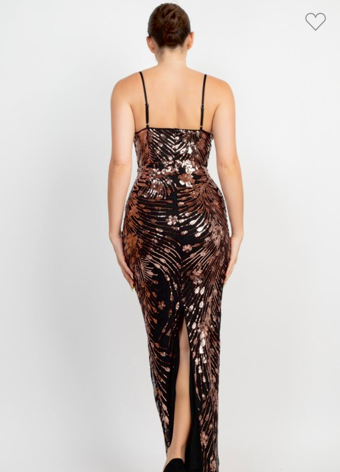 Ava Rose Gold Formal Dress