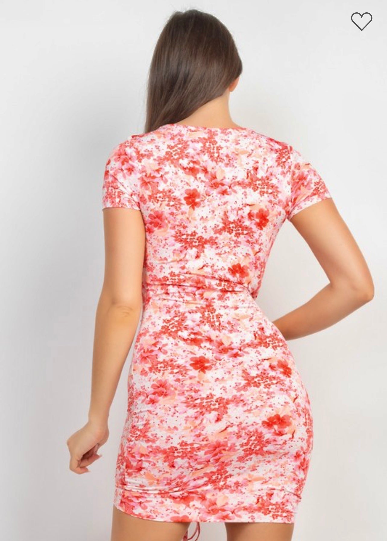 Lilia Floral Ruched Dress
