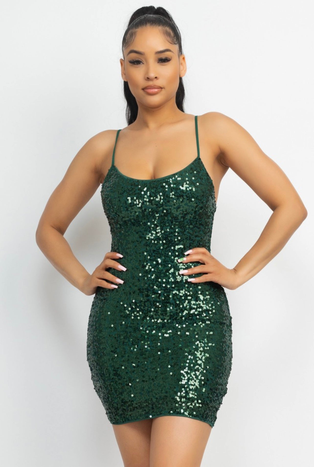 Nia Sequin Dress
