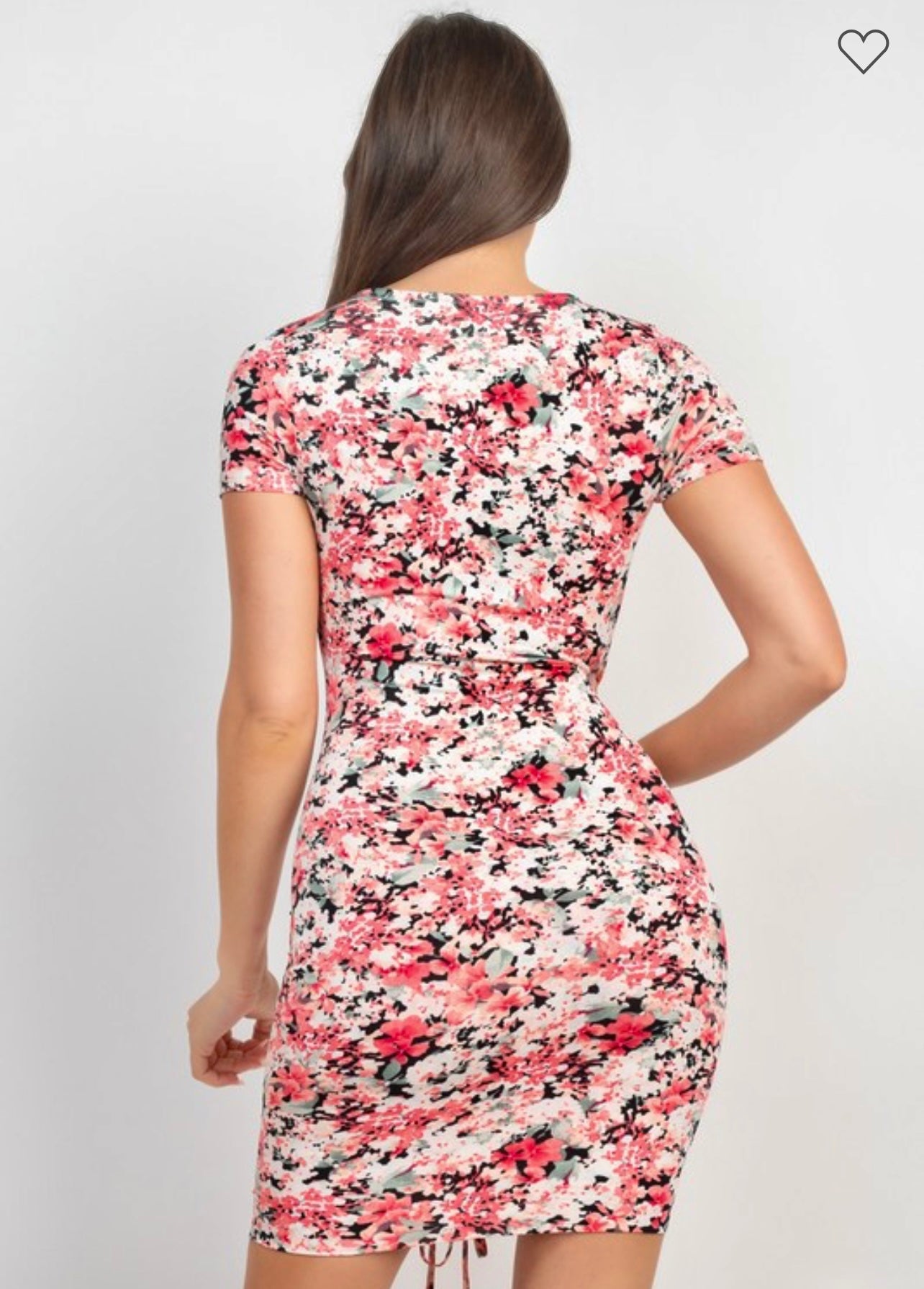 Lilia Floral Ruched Dress