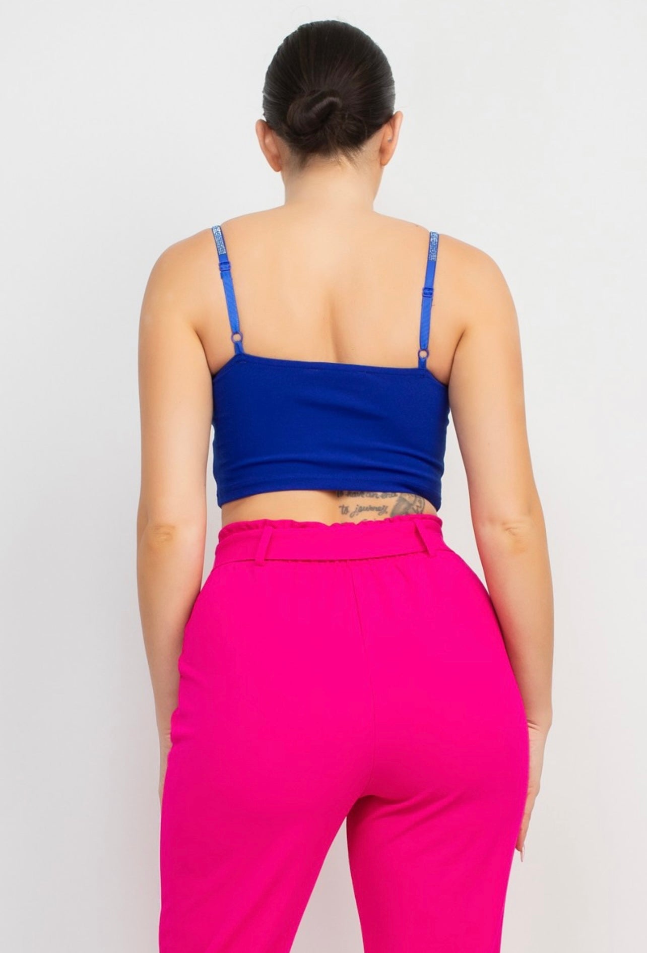 Dulce Crop Top (Royal Blue)