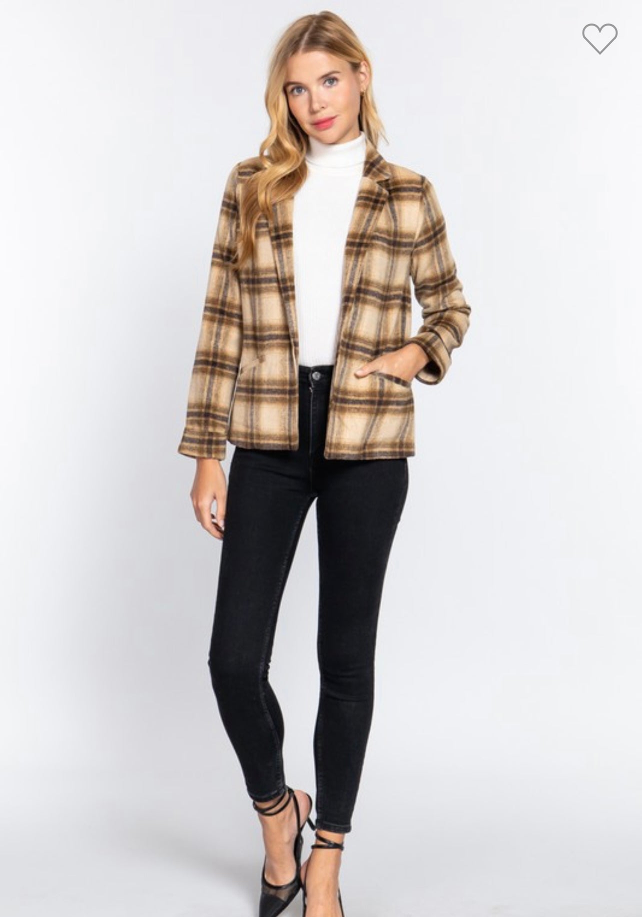 Everly Plaid Jacket