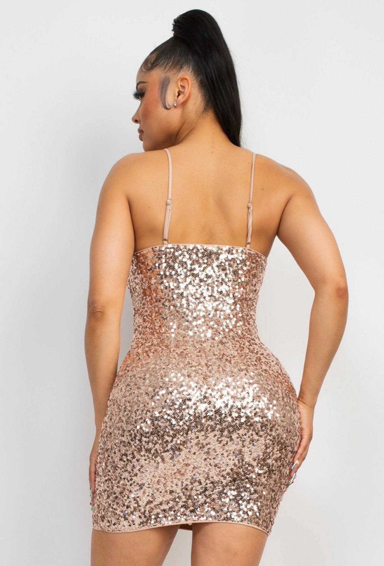Nia Sequin Dress