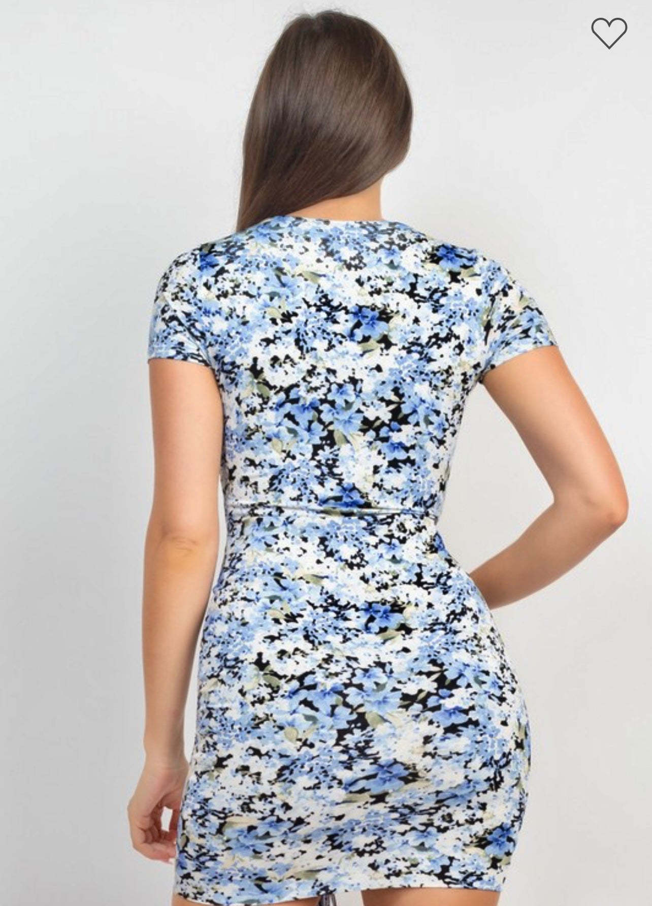 Lilia Floral Ruched Dress