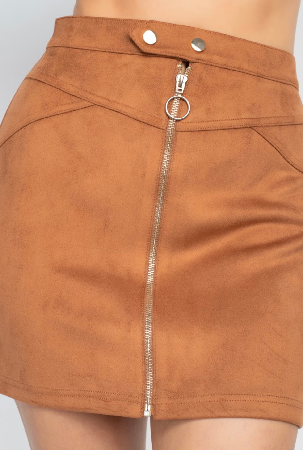 Valeria Suede Skirt