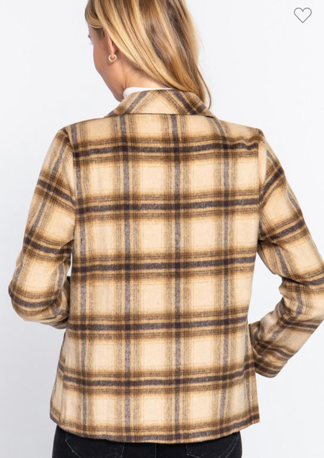 Everly Plaid Jacket
