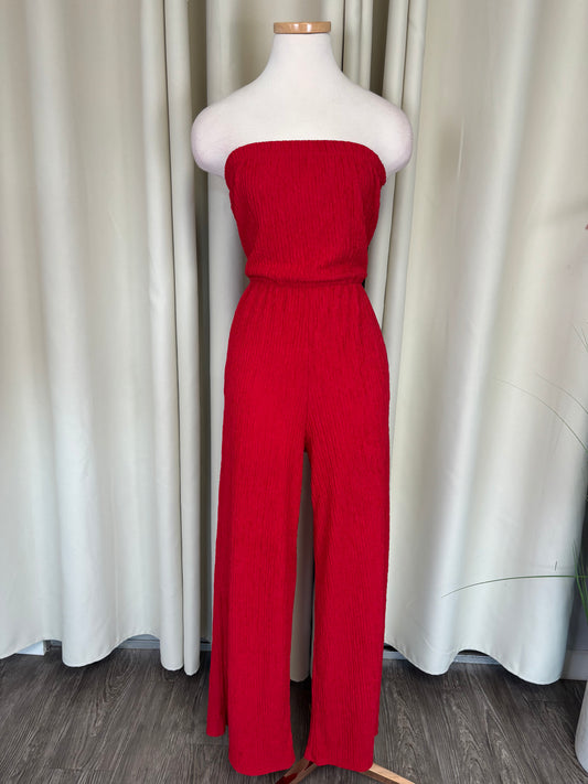 Arlett Red Jumpsuit