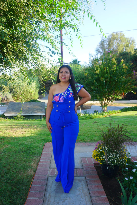Lucero Blue Jumpsuit