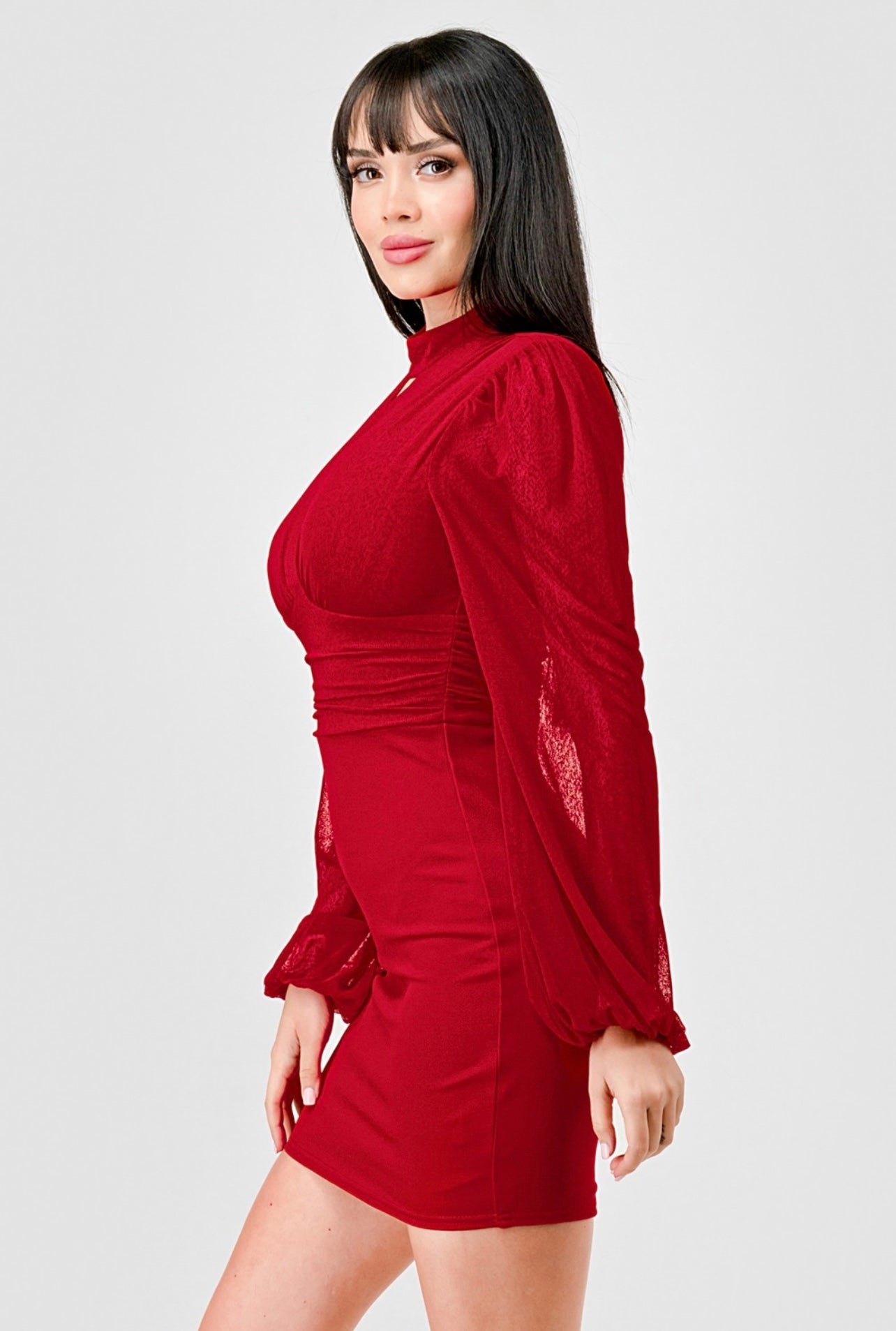 Scarlet Mini Dress (Red)