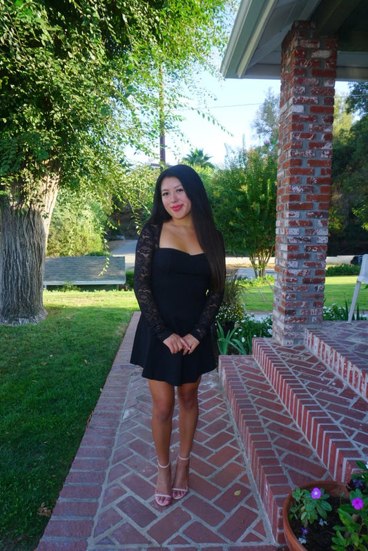 Sasha Lace Dress (Black)