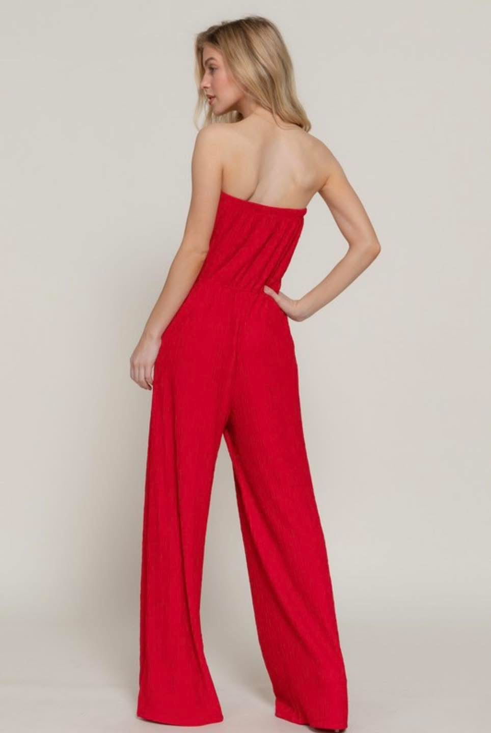 Arlett Red Jumpsuit