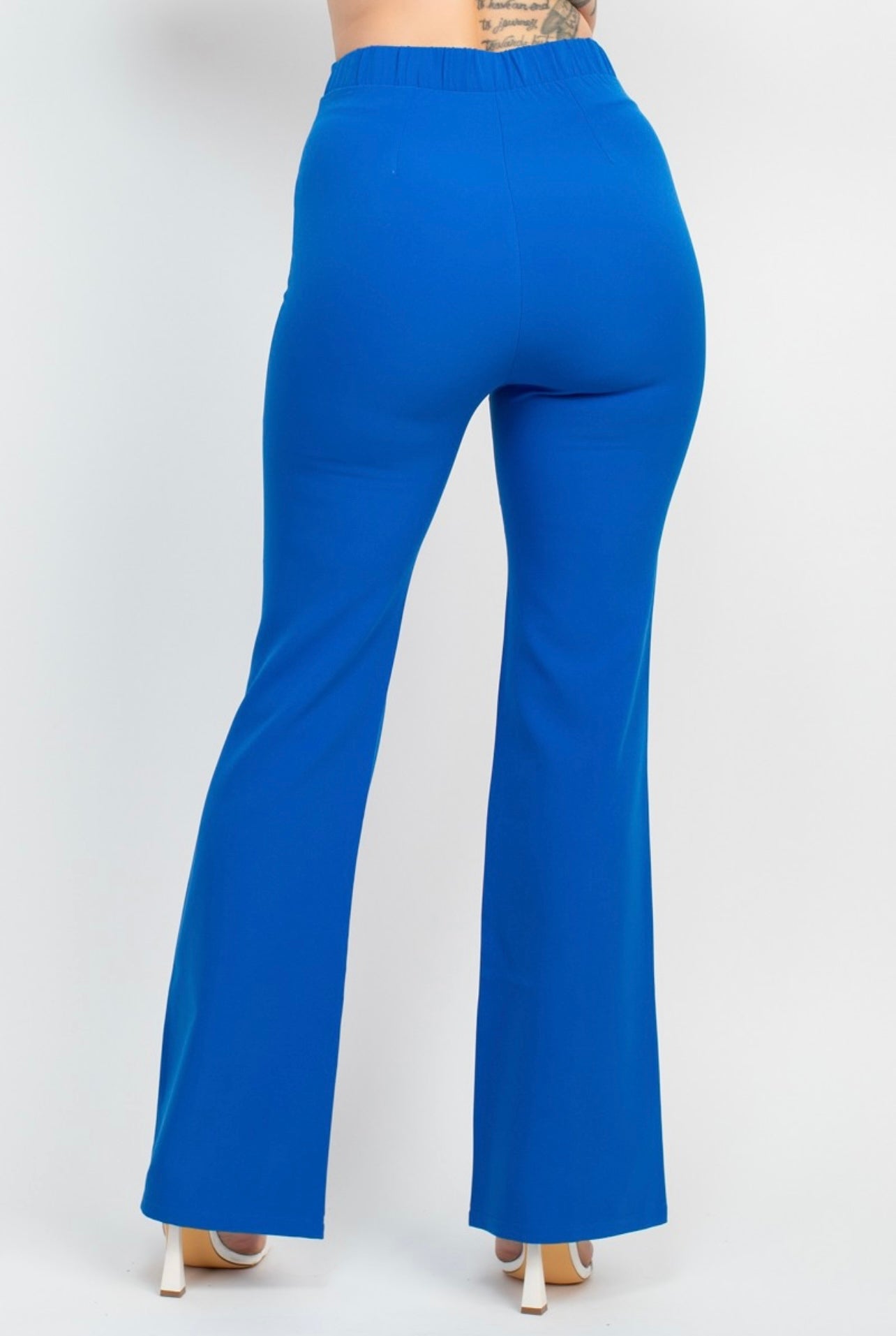 Lexy Fit Flare Pants (Royal)