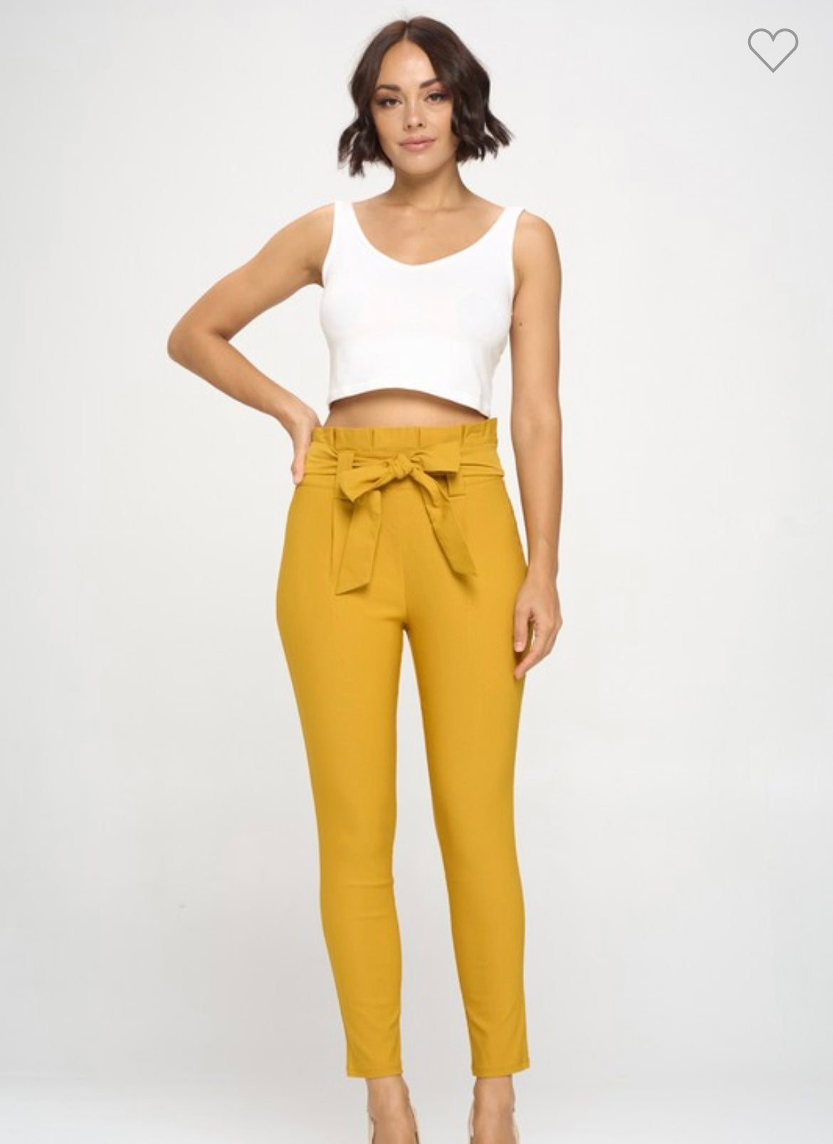 Layla Paperbag Waist Belted Pants