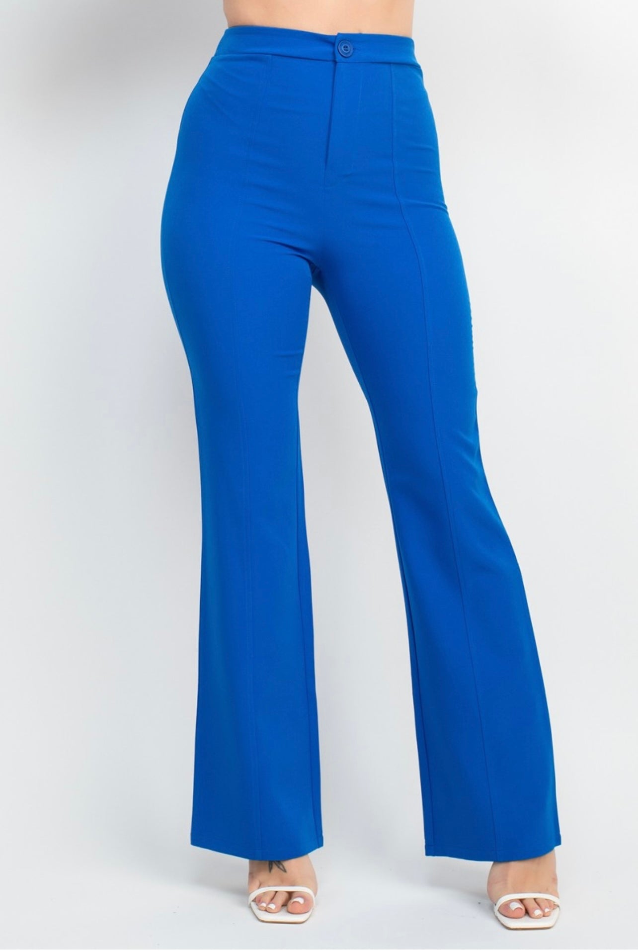 Lexy Fit Flare Pants (Royal)